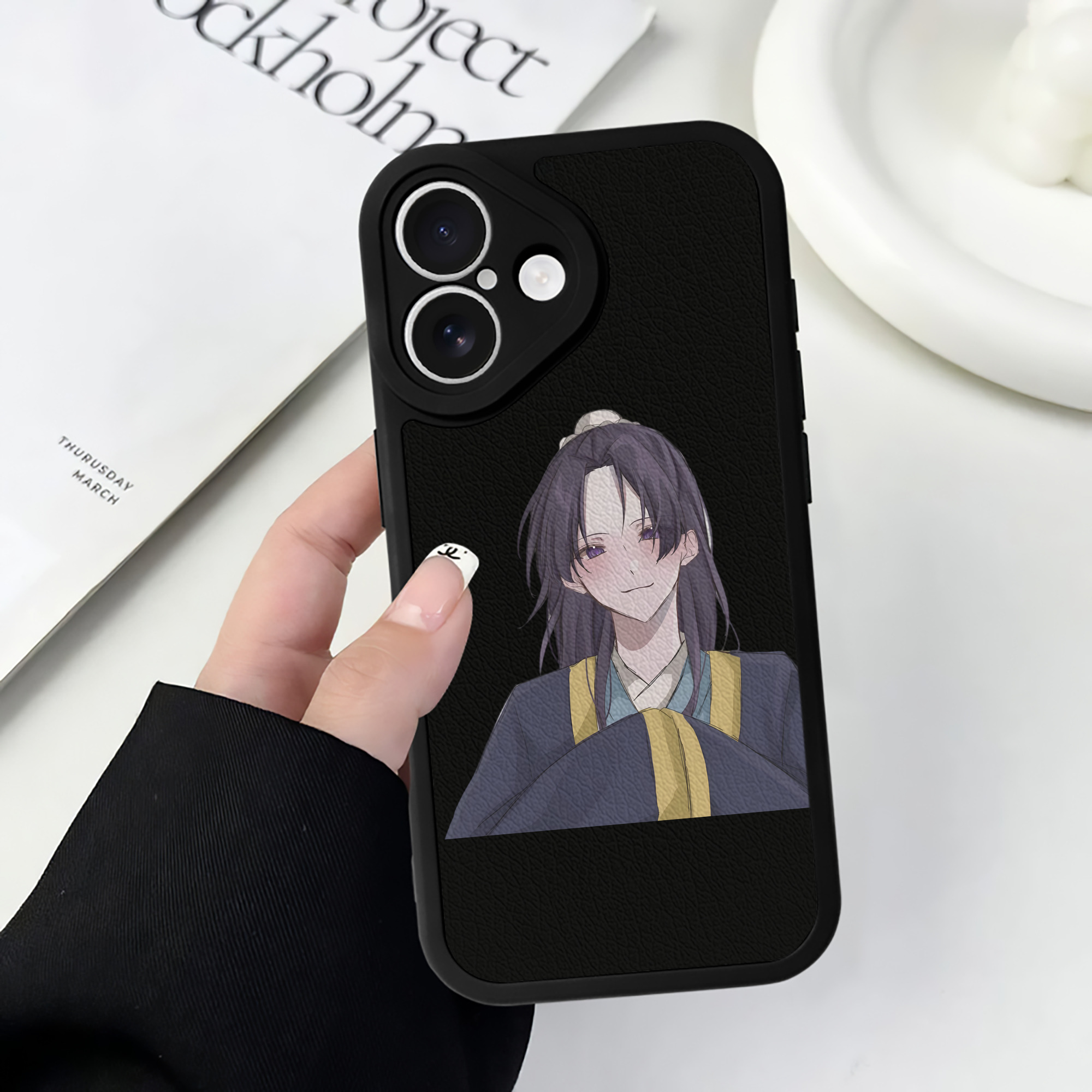 薬屋のひとりごと The Apothecary Diaries 【iPhone 16シリーズ対応】シリコンスマホケース（レザー調） 材質：シリコン